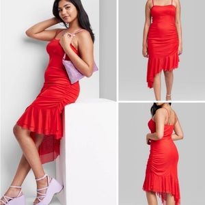 Wild Fable Sleeveless Midi Mesh Dress